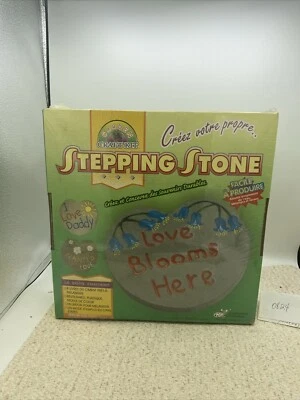 Garden Craft Kit Create Your Own Stepping Stone By California Creations NIB - Image 1 of 4