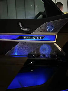 Door Tweeter Audio Speaker Panel LED Cover Ambient Light For BMW 7 Series G70