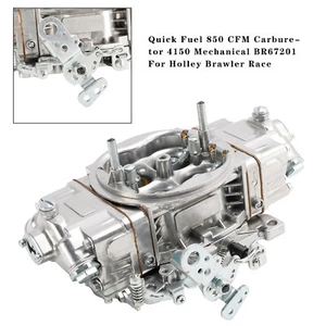 Carburatore Quick Fuel 850 CFM 4150 meccanico BR67201 per Holley Brawler Race A1 - Foto 1 di 18