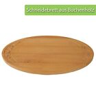 Schneidebrett Buchenholz Holz Integrierter Saftrille Messerschonend Bretter
