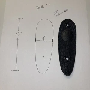 Beretta Plastic Butt Plate Dimensions In Picture - Picture 1 of 3