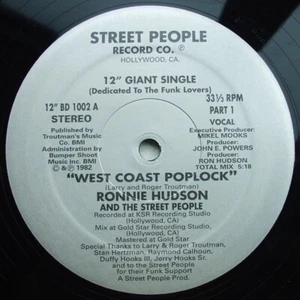 RONNIE HUDSON '' WEST COAST POPLOCK " NEW 12 DANCE DISCO SOUL FUNK ** RE-lSSUE * - Foto 1 di 1