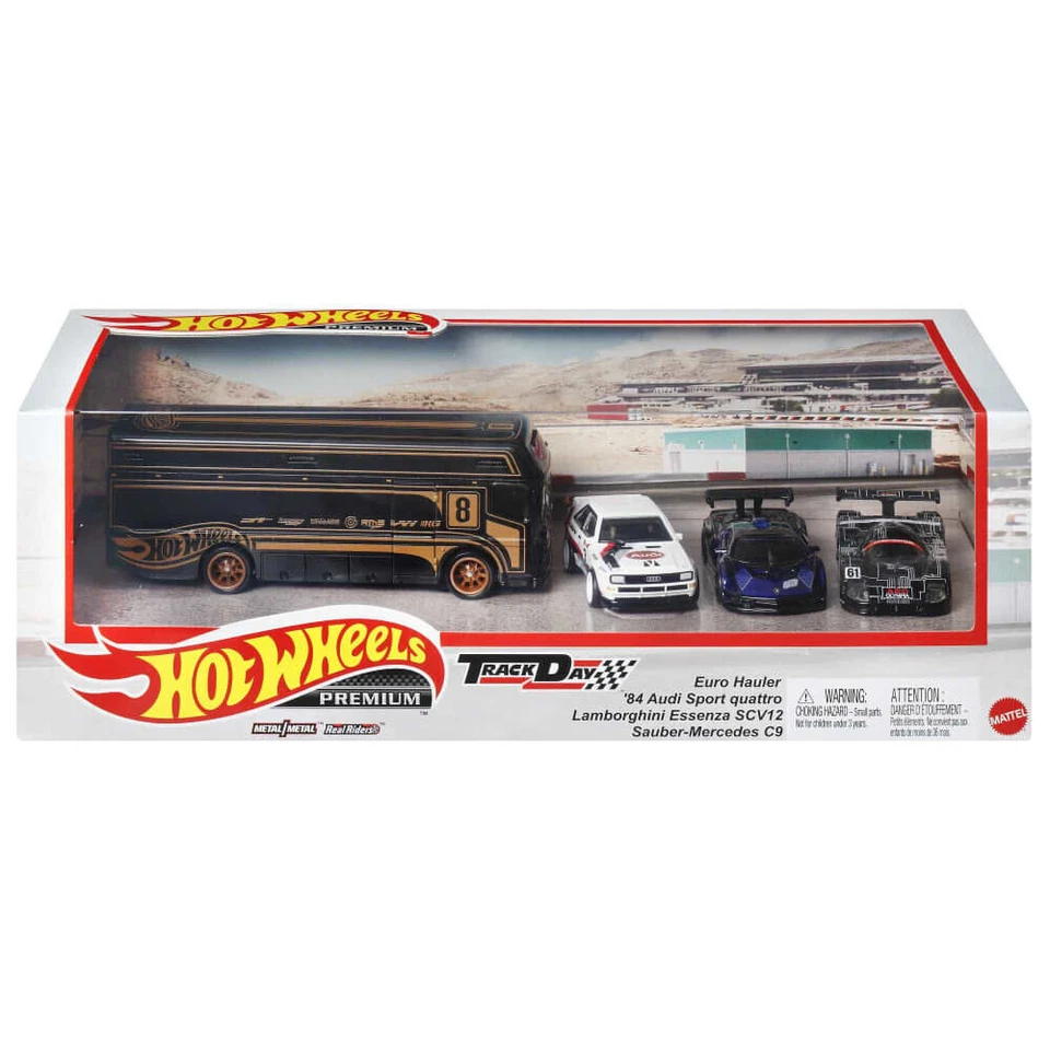 Hot Wheels Premium Track Day Collector Set 1/64 Cars and Truck - HKC15