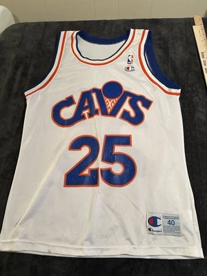 Vintage Champion Mark Price #25 Cleveland Cavaliers Jersey Mens Size 40 NBA Cavs - Image 1 of 4
