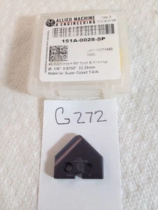 1 NEW 7/8" AMEC ALLIED SPADE DRILL INSERT BIT 151A-0028-SP.  #1 T-A.  {G272} - Picture 1 of 2