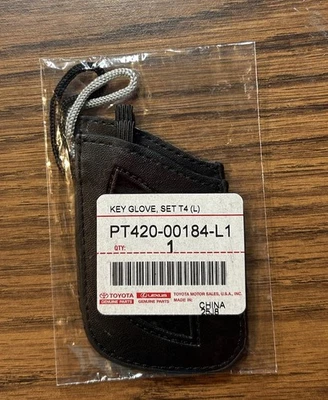 GUANTES LLAVERO MANDO A DISTANCIA ORIGINALES LEXUS OEM (Negro). ES300h 2019. Paquete sin abrir Foto 1 de 2