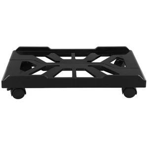 Computer Host Stand Office Case Holder with Wheels Adjustable Tower - Afbeelding 1 van 12