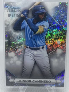 2023 bowman sterling prospects mini diamond refractor junior caminero /150 - Picture 1 of 2