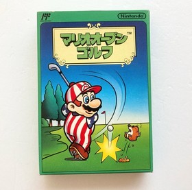 Nintendo Famicom NES Mario Open Golf HVC-UG Japan Mint Condition