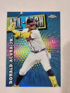 2025 Topps Chrome Ronald Acuna Jr. All-Etch #CAE-8 Atlanta Braves - Picture 1 of 2