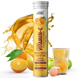 The Body Reserve Natural Vitamin C, Amla Extract With Zinc | Orange Flavour 20N - Picture 1 of 6