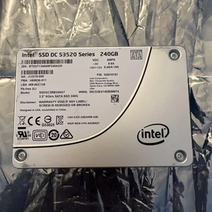Intel DC S3520 SSDSC2BB240G7 240GB 2.5 SATA 3.0 6Gbps MLC SSD ~85-97% - Picture 1 of 24