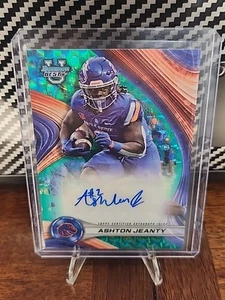 ASHTON JEANTY 2024 BOWMAN UNIVERSITY'S BEST TEAL GEOMETRIC AUTO 15/15 BOISE ST - Bild 1 von 3