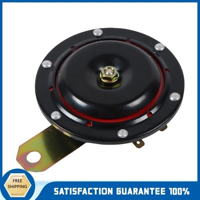 1pc 12V 300DB Black Super Loud Compact Electric Blast Tone Horn Car SUV Foto 1 de 4