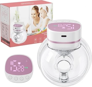 Wearable Breast Pumps Hands Free, Leak-Proof Electric Breast Pumps 5 Modes 15 - Picture 1 of 8