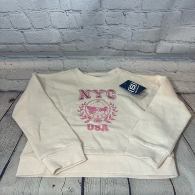 Sudadera Sketcher NYC Niña Crema y Rosa Talla: 5 Nueva Con Etiquetas Foto 1 de 3