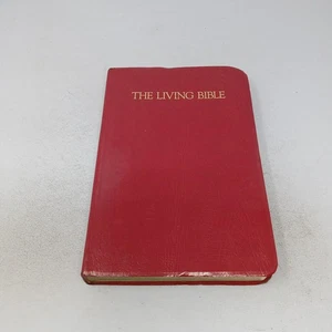 The Living Bible: Paraphrased Red Letter Edition 1996 Imitation Leather Tyndale - Imagen 1 de 14