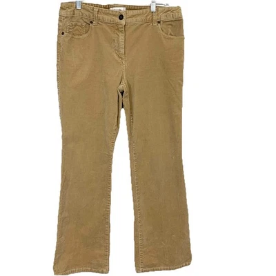 Pantalones de Pana Chicos 1.5 Neutro Mujer M/10 Elastizados Corte Bota Informal Trabajo Tostado Foto 1 de 4