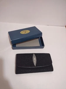 Stingray Skin Wallet Thailand Women's Pocketbook Black White New Box - Picture 1 of 16