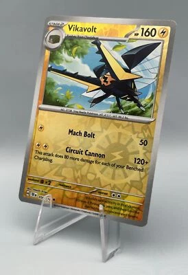 056/162 Vikavolt - SV05 Temporal Forces - Reverse Holo NM Pokemon - Image 1 of 2