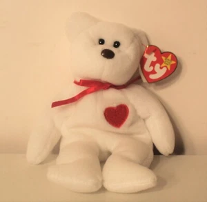 Valentino beanie baby with errors, brown nose and PVC pellets! - Picture 1 of 12