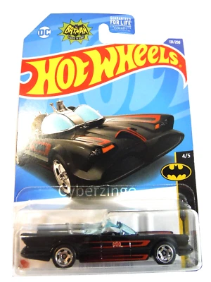 Hot Wheels 1/64 TV Series Batmobile Diecast Model Car NEW IN PACKAGE - Image 1 of 4
