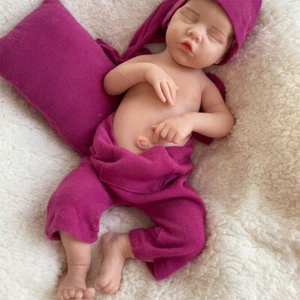 18" Reborn Baby Full Silicone Body Lifelike Floppy Painted Newborn Doll Twin A - Picture 1 of 11