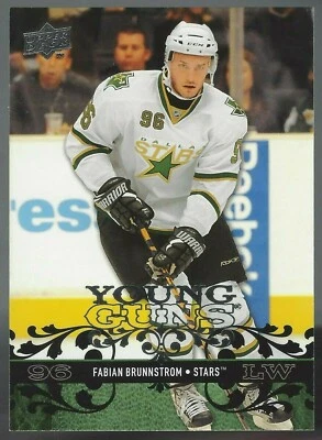 Fabian Brunnstrom 2008-09 Upper Deck YG RC Card# 467 - Image 1 of 4