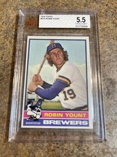 1976 Topps Robin Yount #316 BVG 5.5 Milwaukee Brewers Baseball 