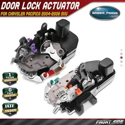 2x Actuador de cerradura de puerta con pestillo delantero izquierdo y derecho para Chrysler Pacifica 04-08 Foto 1 de 4