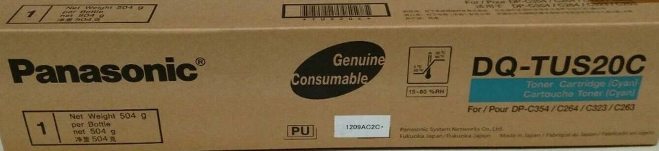¡Nuevo! Impresora Original Panasonic DP-C354 C264 C323 C263 Tóner Amarillo DQ-TUS20C Foto 1 de 1