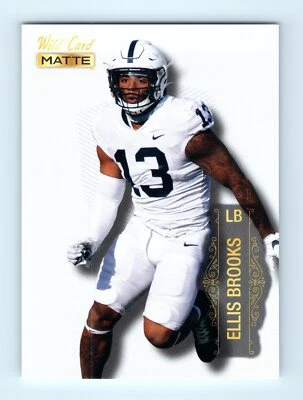 2022 Wild Card Matte #MB-43 Ellis Brooks White - Image 1 of 2