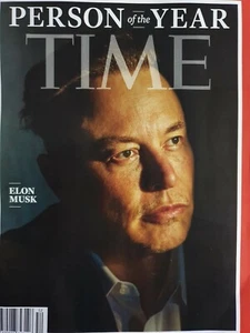TIME Magazine Person of the YEAR ELON MUSK December 27/January 3 NEW FAST - Picture 1 of 3