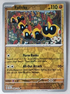 Tarjeta Pokémon Corona Estelar REVERSE HOLO Falinks 088/142 NM/M Envío Combinado $2 - Imagen 1 de 2