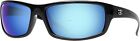 Calcutta PR1BM Prowler Sunglasses Shiny Black/Blue Mirror 64mm Lens