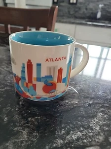 Starbucks Coffee Mug Atlanta Georgia You Are Here Collection 14 oz 2015 - Imagen 1 de 4