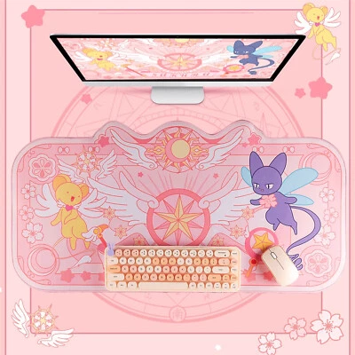 Anime Card Captor Sakura Cos Mouse Pad Cute Pink PC Desk Mat Table Pad Girl Gift - Image 1 of 4