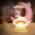 HelloKitty Moon Table Lamp My Melody Night Light Control Bedside Lamp Gift