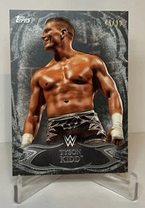 TYSON KIDD 2015 TOPPS WWE UNDISPUTED BLACK PARALLEL /99 - Picture 1 of 1