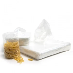 Bolsas de alimentos de plástico de polietileno transparente paquetes dispensadores de 100 g 30% contenido reciclado - Imagen 1 de 3