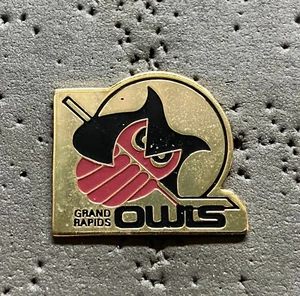 Grand Rapids Owls 1977–1980 Logo IHL Hockey Pin - Imagen 1 de 2