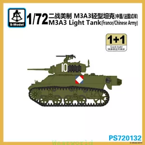 S-model 1/72 PS720132 M3A3 Light Tank (1+1) - Picture 1 of 1