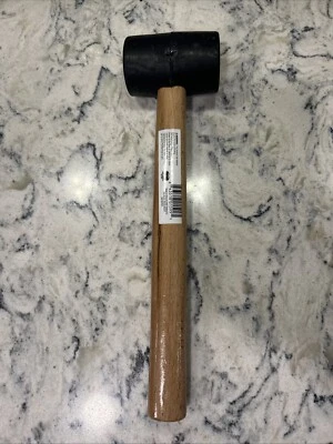 Empuñadura de acero 2258622 mango de madera clásico beige 8 oz. Mazo facial suave 11,75 L pulgadas Foto 1 de 2