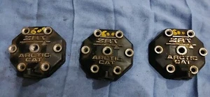 1995-2000 Arctic Cat OEM Cylinder Heads ZRT EXT Powder Extreme Triple Touring - Picture 1 of 2