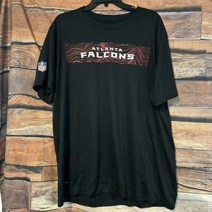 Nike T-Shirt Atlanta Falcons 2XL Short Sleeve Dri Fit Tee Football NFL On Field - Picture 1 of 6