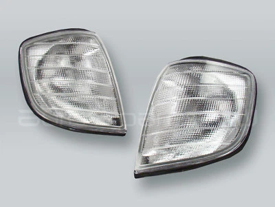 TYC Clear Corner Lights Parking Lamps PAIR fits 1992-1999 MB S-Class W140 - Image 1 of 3