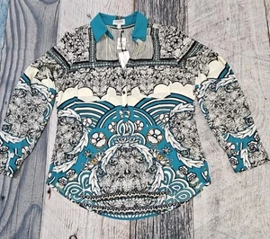 Camisa Express Portofino Ajuste Original Manga Enrollable Abotonada Talla Mediana Nueva con Etiquetas  - Imagen 1 de 10