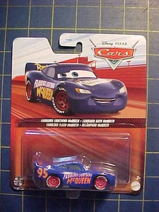 DISNEY PIXAR CARS  FABULOUS LIGHTNING McQUEEN #95!  NIP  BLUE RUST-EZE - Picture 1 of 3