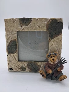 Boyds Bear Bearstone Autumn McBruin Seasons Change Picture Frame Figurine 27304 - Picture 1 of 5