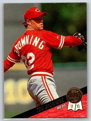 1993 Leaf #359 Tom Browning - Image 1 of 2